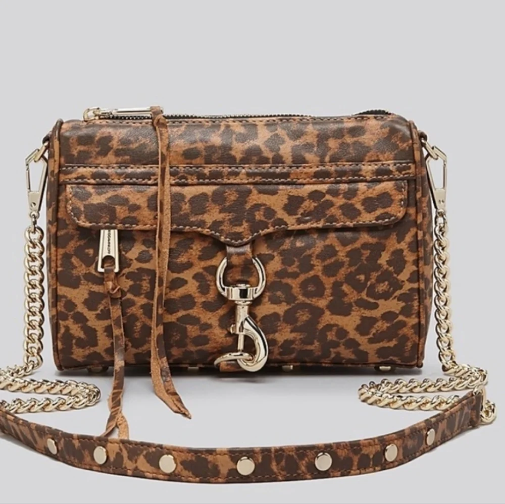 Rebecca minkoff Mac leopard crossbody - Picture 1 of 6